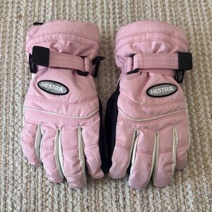 Hestra Kid Pink Ski/Snow Gloves